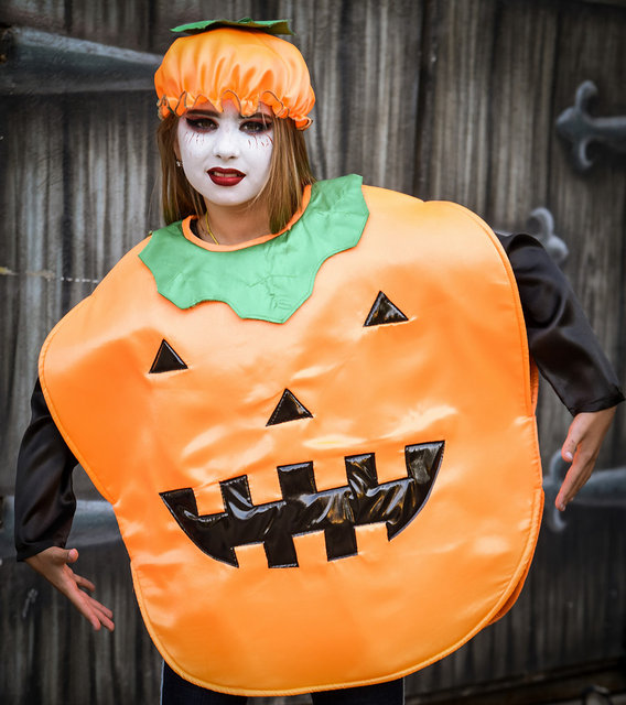 Карнавальный костюм Тыквы Хэллоуин, возраст 6-11 лет-S920