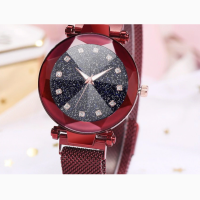 Часы женские Starry Sky Watch с магнитным ремешком водонепроницаемые