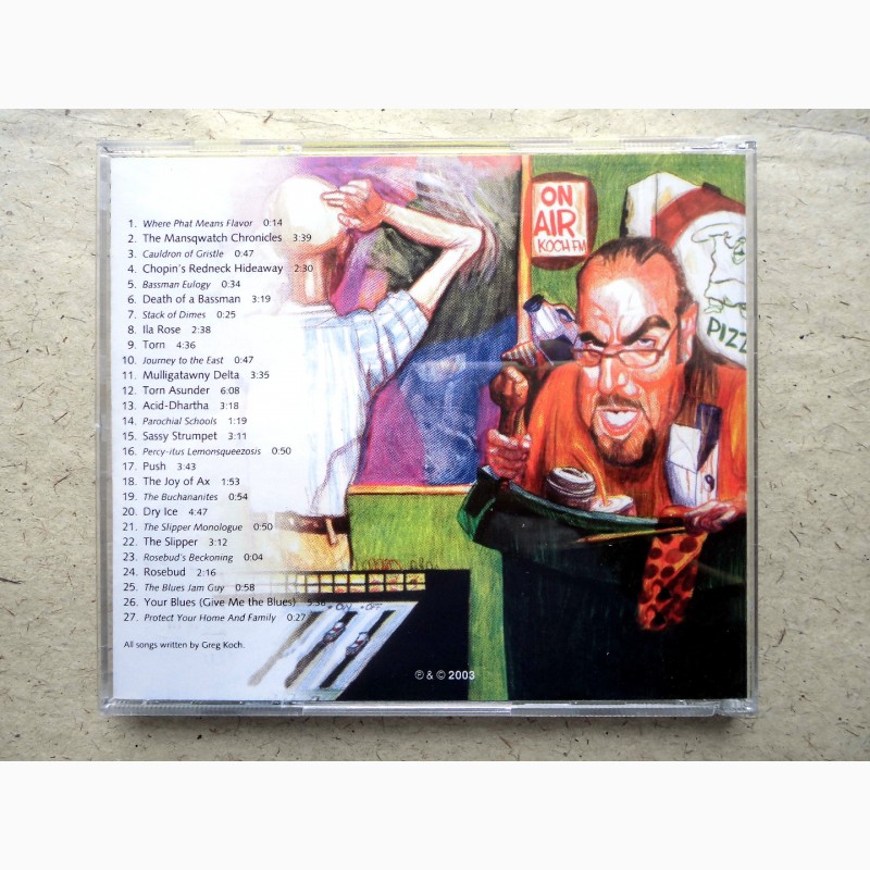 Фото 4. CD диск Greg Koch - Radio Free Gristle