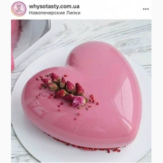 Муссовое сердце 1 кг подарок жене на 8 марта, подарок девушке на 8 марта, торт сердце Киев
