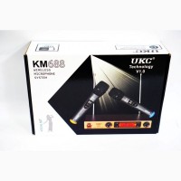 Радиосистема UKC KM-688 база 2 радиомикрофона