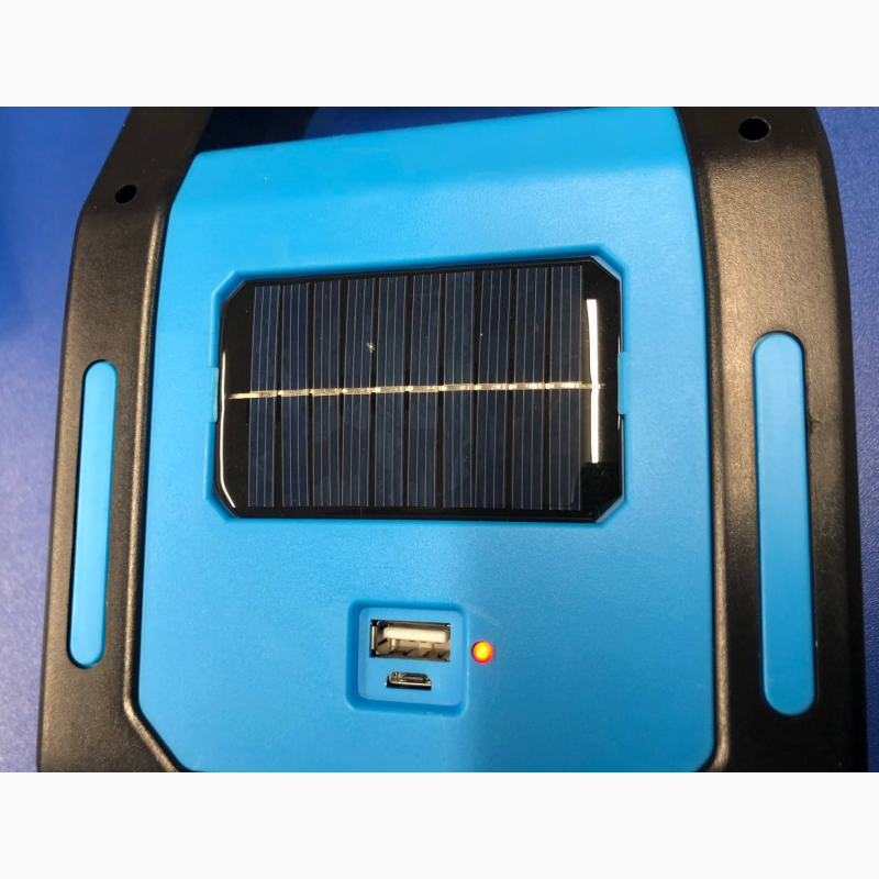 Фото 14. Ліхтар на сонячній батареї Акумуляторний HB-9707B LED+павербанк ліхтар на сонячній батареї