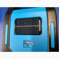 Ліхтар на сонячній батареї Акумуляторний HB-9707B LED+павербанк ліхтар на сонячній батареї