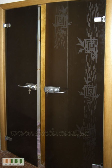 Фото 2. Стеклянные двери под заказ по индивидуальным размерам