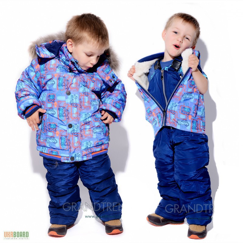 Фото 2. Детские зимние комбинезоны Теплая куртка и Штаны на подтяжках
