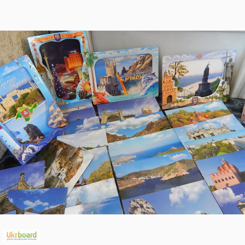 Фото 3. Коллекционные открытки Украины.1выпуск-(7 компл.)