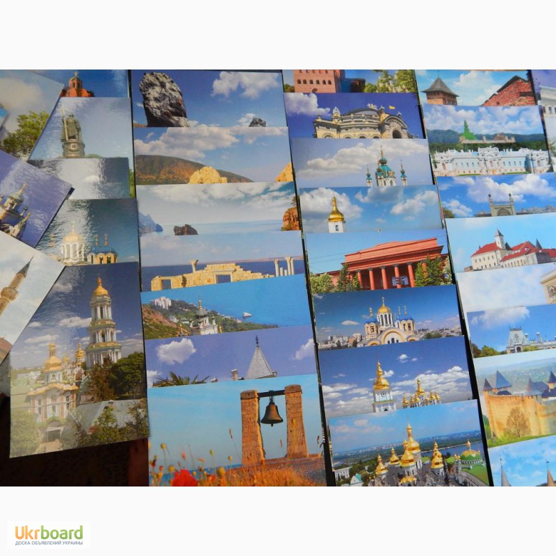 Фото 6. Коллекционные открытки Украины.1выпуск-(7 компл.)