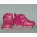 Демисезонные ботинки для девочек Том.м арт.0881F малиновый с 22-26р
