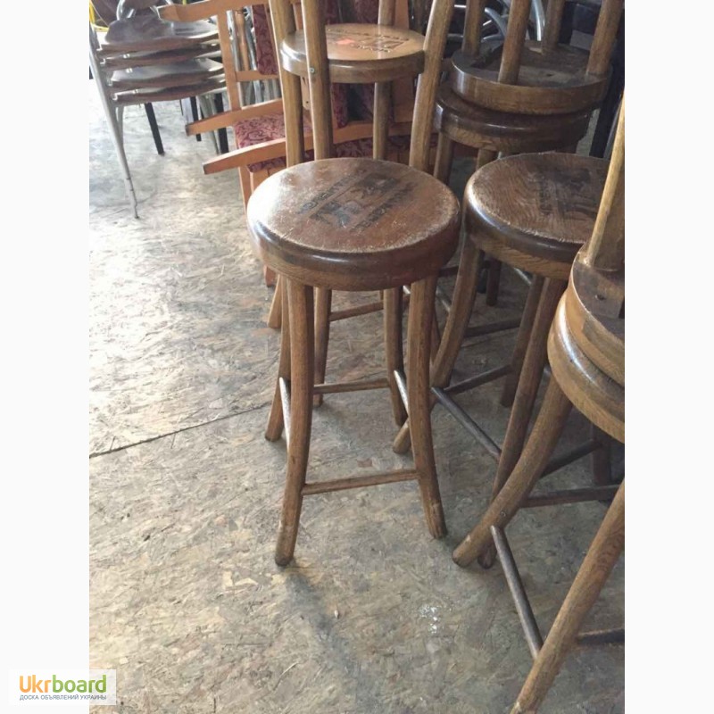 Барный стул б/у дубовый для кафе, баров ресторанов