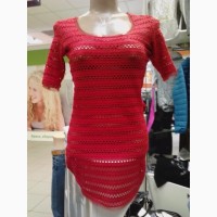 Сексуальное, ажурное платье-туника