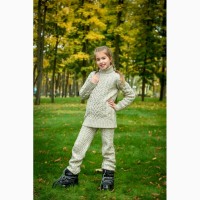 Детские вязанные костюмы для девочек 4-14 лет опт и розница