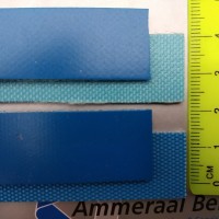 Конвеєрні стрічки Nonex EM (AM) покриттям ПВХ синього кольору з антимікробною властивістю
