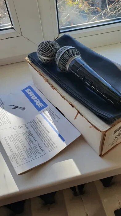 Вокальный микрофон SHURE SM58 (оригинал)