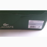 Lacoste, сникерсы, uk 7, usa 8, стелька - 26, 5 см, наш 40, 5