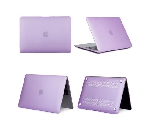 Фото 2. Чехол Purple Mac New Air 13 2020 A1932/A2179/А2337 фиолетовый пластик Защитный чехол