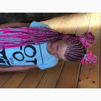 Плетение косичек Зизи Синегальские косы Вечерние прически