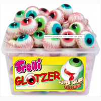 Желейные конфеты Trolli Глаза 1200g Германия Жевательный мармелад Trolli Glotzer Глаза