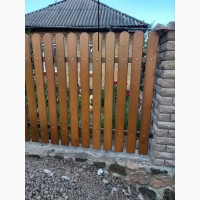 Забор деревяний Штахетник