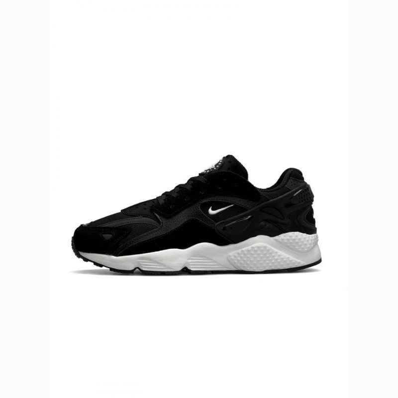 Фото 2. Nike Air Huarache Runner Black White кроссовки мужские черные