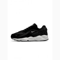 Nike Air Huarache Runner Black White кроссовки мужские черные