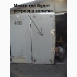 Устройство калитки в воротах гаража. Киев