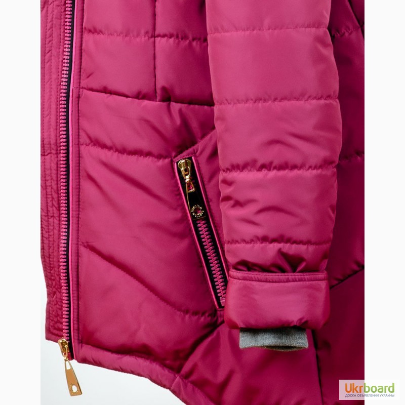 Фото 10. Зимняя теплая удлиненная куртка, мех-енот для девочек-подростков, размеры 40-46