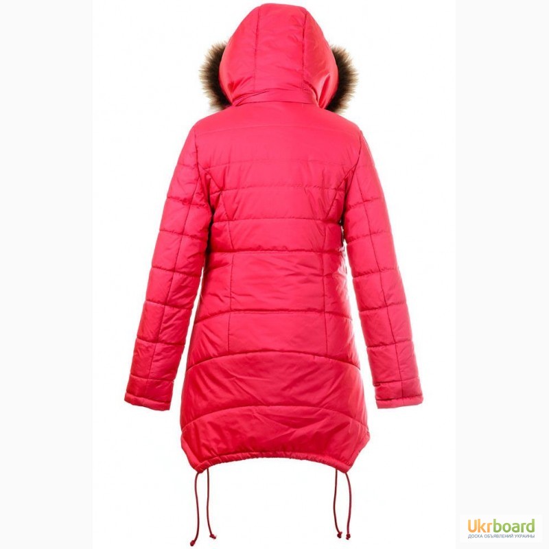 Фото 6. Зимняя теплая удлиненная куртка, мех-енот для девочек-подростков, размеры 40-46