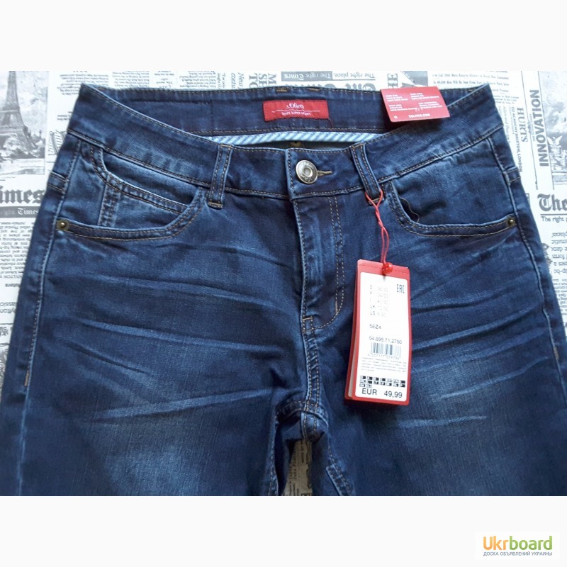 Фото 5. Ултрамодные джинсы для активной девушки Германия, S.Oliver UK 10 Super Skinny