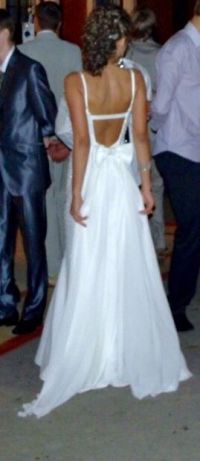 Фото 3. Продам белое платье в пол, выпускное, свадебное, вечернее