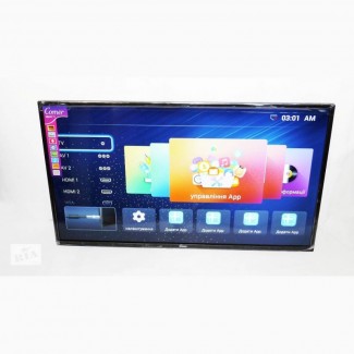 Телевизор Comer 40 Smart TV, WiFi, 1Gb Ram, 4Gb Rom, T2, USB, HDMI, Android 4.4