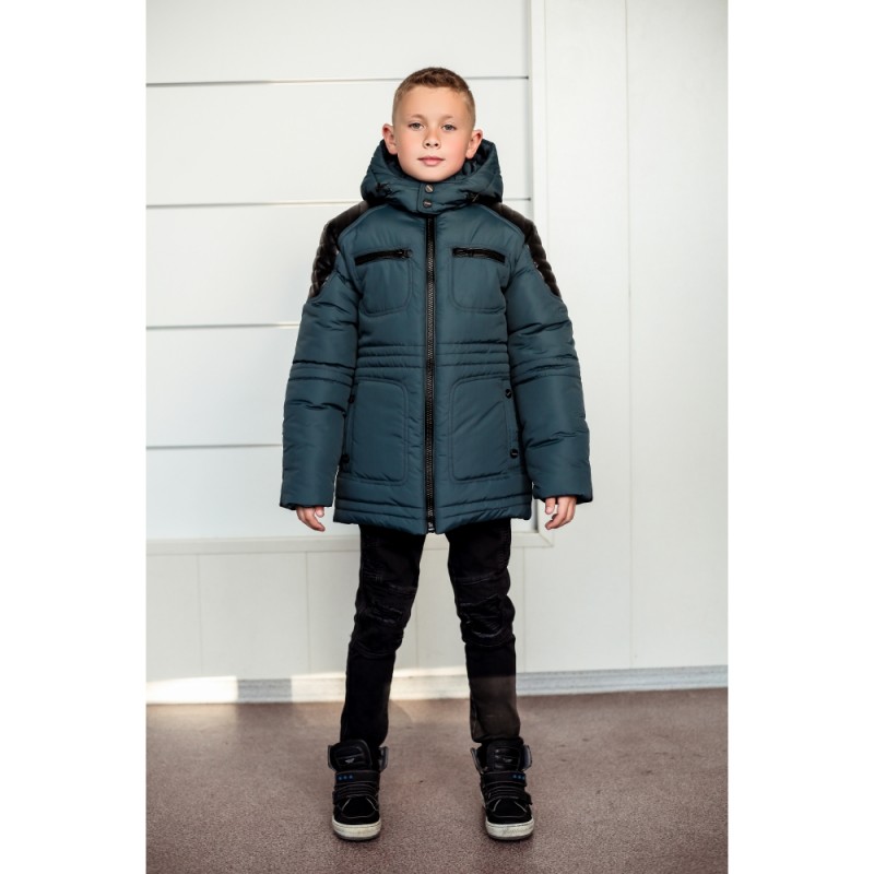 Фото 15. Модная тёплая зимняя куртка для мальчиков, возраст 5-10 лет, цвета разные