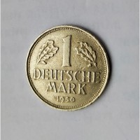 Монеты.Страна Германия, DEUTSCHLAND, 1 DEUTSCHE MARK 1950 G и 1950 D