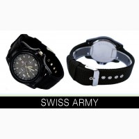 Часы швейцарской армии Swiss Army Black. По супер цене