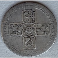 Англия 6 пенсов 1757 год СЕРЕБРО