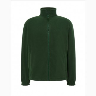 Мужская флисовая куртка, темно-зеленая