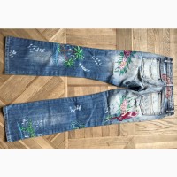 Джинсы женские Amisu denim с вышитым рисунком, Германия, р.XS