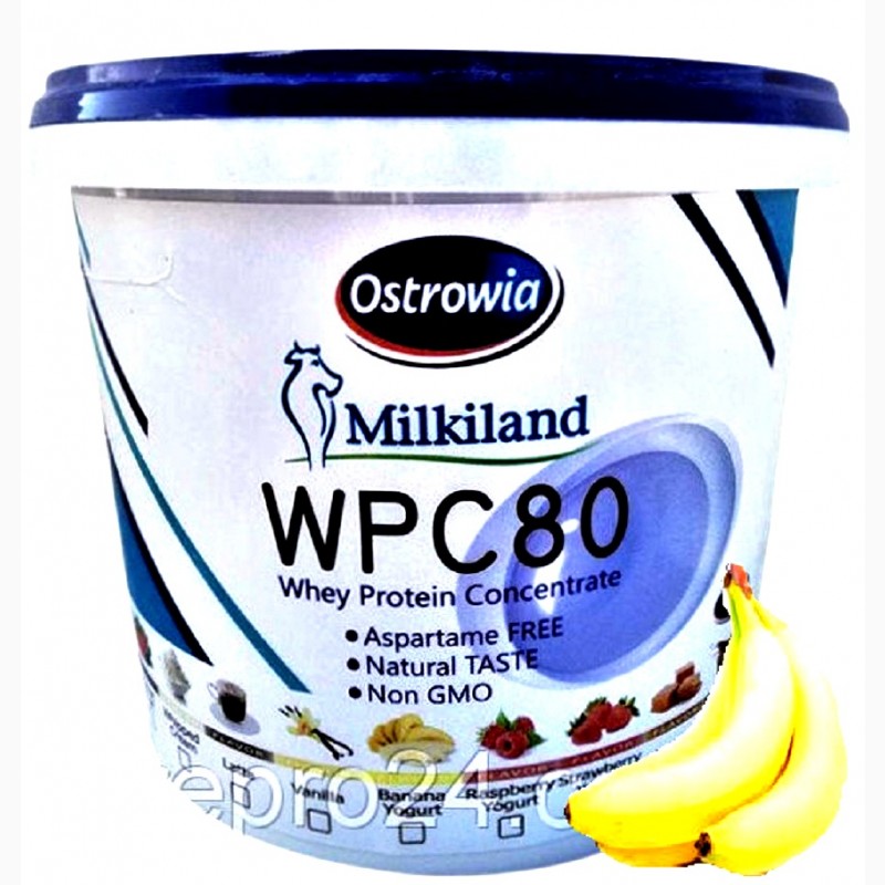 Фото 2. Протеин Сывороточный Milkiland Ostrowia wpc 80 (4.5 кг)