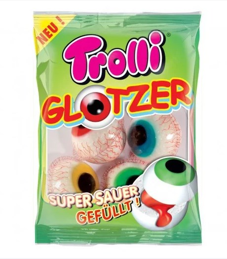 Фото 2. Конфеты trolli глаза Trolli Glotzer 60s 1128 g очного яблука Желейні цукерки Trolli Німечч
