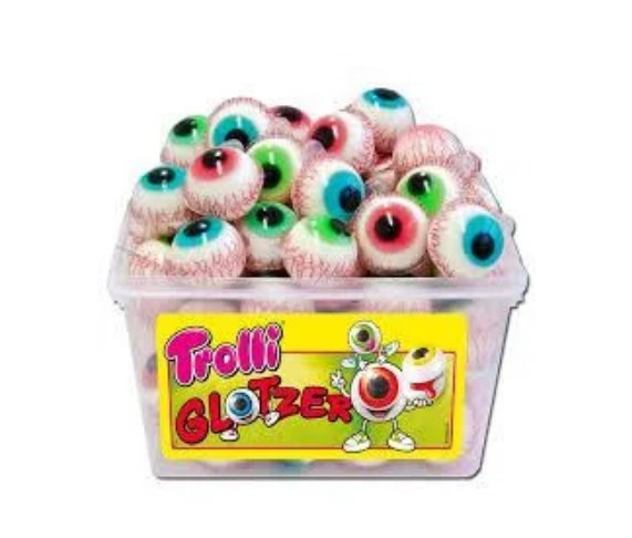 Фото 4. Конфеты trolli глаза Trolli Glotzer 60s 1128 g очного яблука Желейні цукерки Trolli Німечч