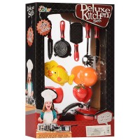 Игровой набор посуды для девочки kitchen deluxe