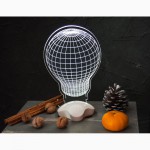 3D лампа-ночник