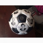 Мяч с автографами игроков Динамо Киев 1986 года