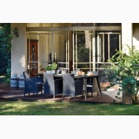 Стол и стул искусственный ротанг для дома сада и заведений