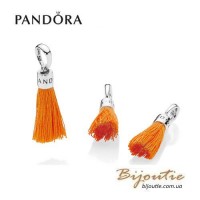 Pandora Шарм-подвеска оранжевые кисти 797212COE