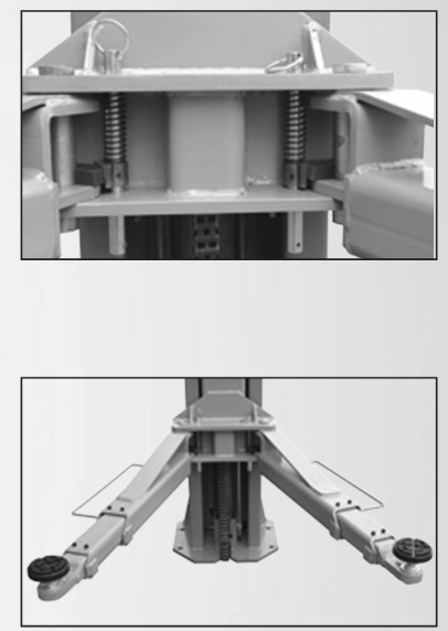 Фото 2. Двухстоечный подъемник с нижней синхронизацией SkyRack SR-2055