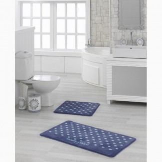 Набор ковриков для ванной Marie Claire Lodi lacivert 57×57 57×100