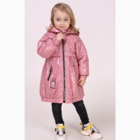 Модные демисезонные куртки - пальто для девочек 3-6 лет, цвета разные