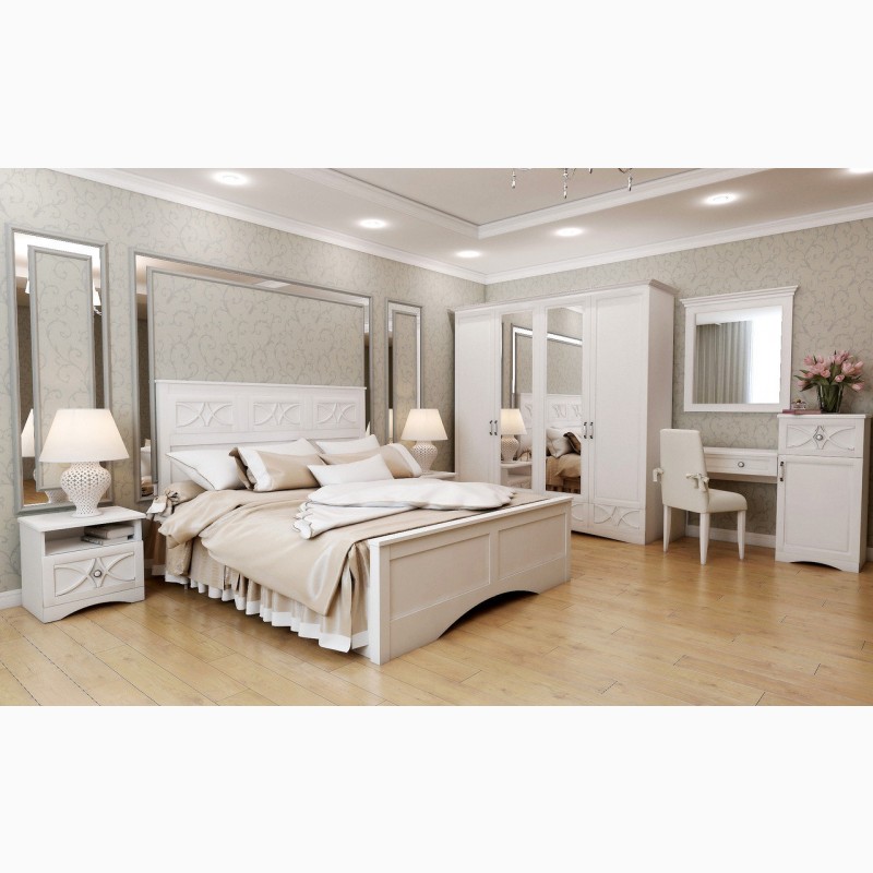 Фото 4. Біла спальня Бланка від виробника