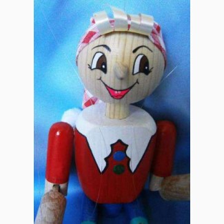 Деревянная Кукла-Марионетка «Пиноккио»