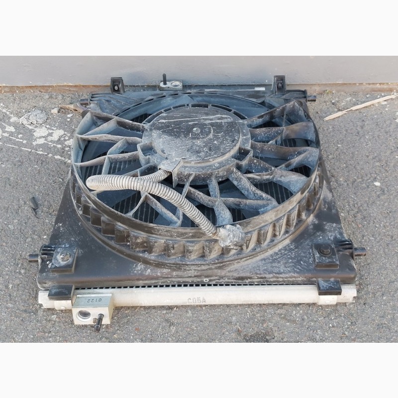 Фото 5. Радиатор и вентилятор кондиционера левый в сборе Tesla model S, model S RES